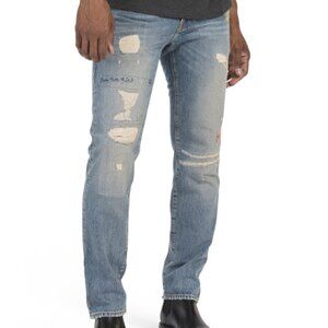 NEW SCOTCH & SODA The Ralston Premium Regular Straight Leg Jeans blue  men 563tn